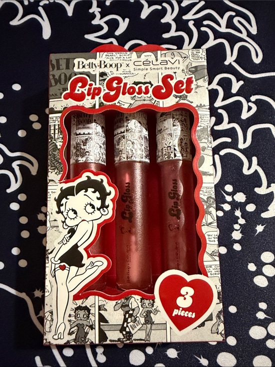 Celavi Other - Betty Boop Red Lip Gloss Trio - 3 Piece Set